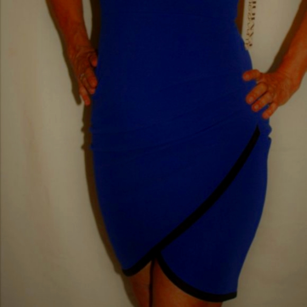 NWT Almost Famous Navy Dress Size S - Picture 5 of 9